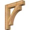 Ekena Millwork Westlake Block Rough Sawn Bracket, Western Red Cedar, 6"W x 34"D x 38"H BKT06X34X38WTL05RWR - alternate 1